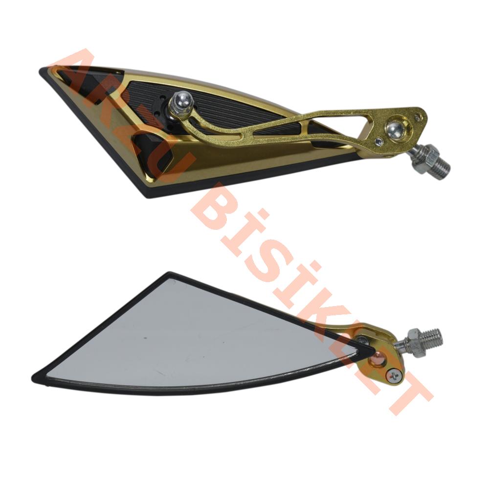 MODİFİYE AYNA 10mm ADAPTÖR 8mm GOLD.