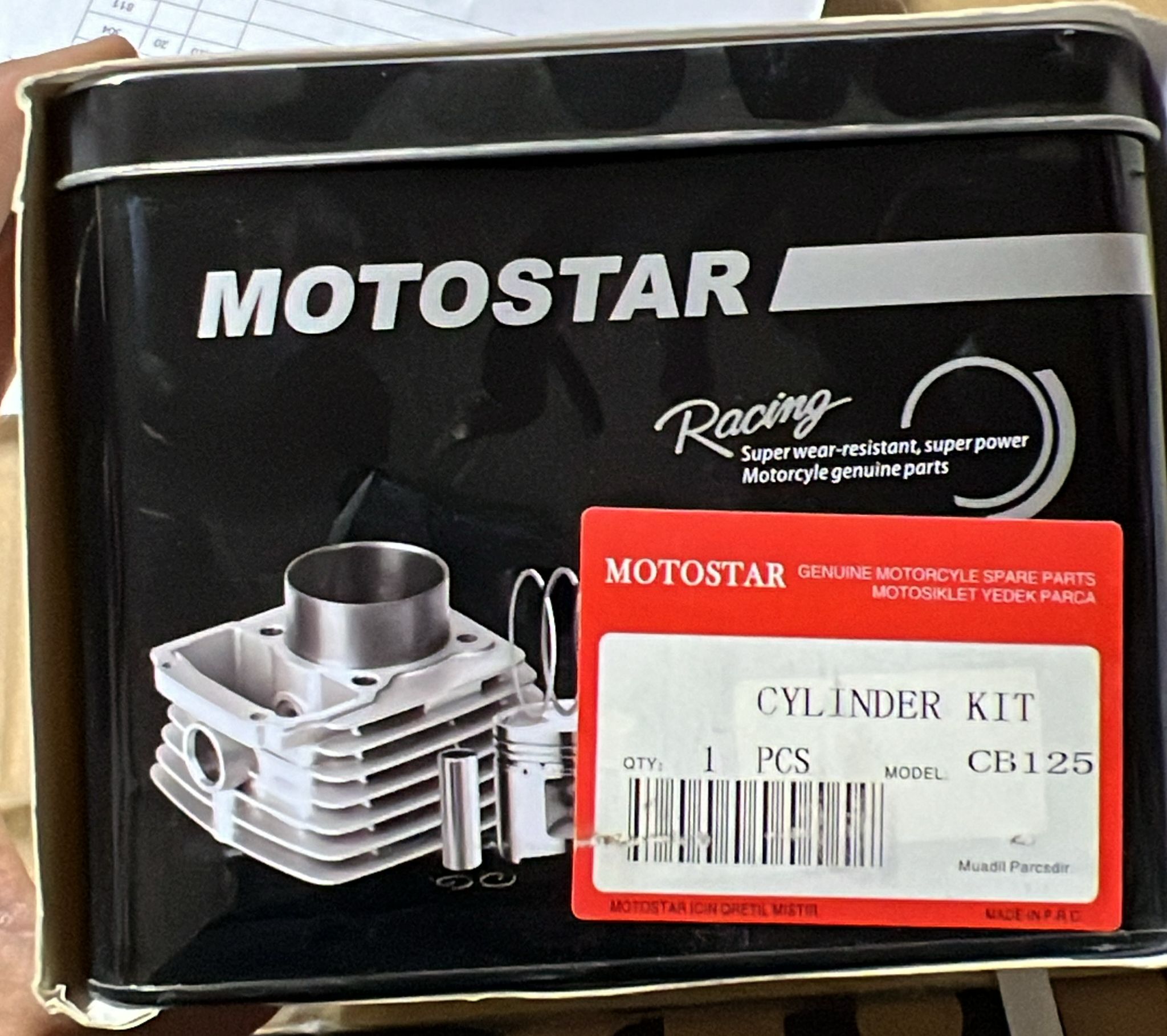 HONDA CB125 E SİLİNDİR (TENEKE KUTU)