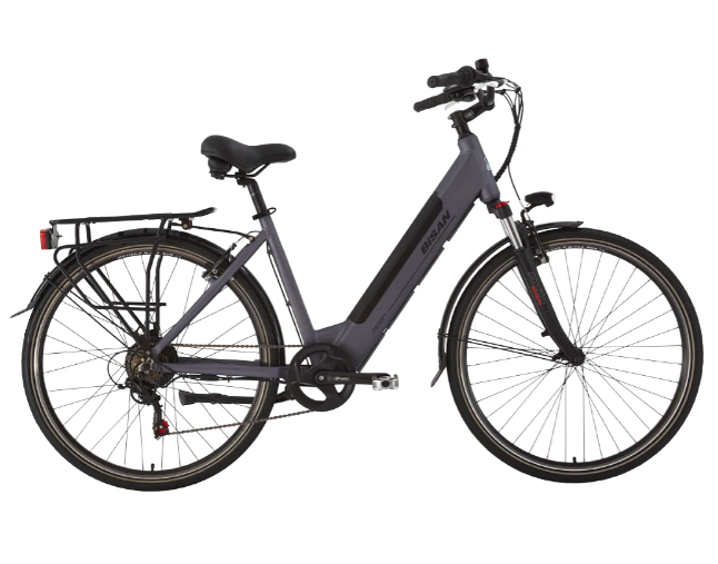 28 BİSAN MOON-24 47CM E-BIKE GRİ SİYAH