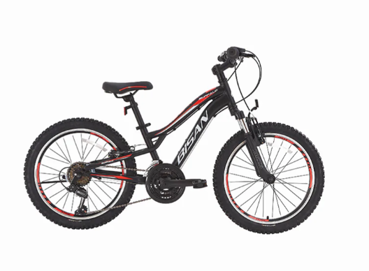 24 BUFFALO BİSAN 18VİTES SİYAH KIRMIZI