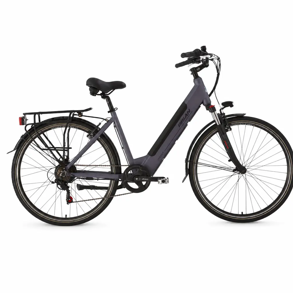 28 BİSAN MOON-24 47CM E-BIKE GRİ SİYAH