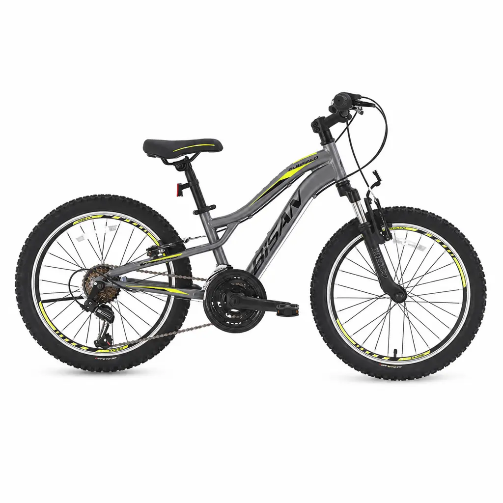 24 BUFFALO BİSAN 18VİTES GRİ SİYAH SARI