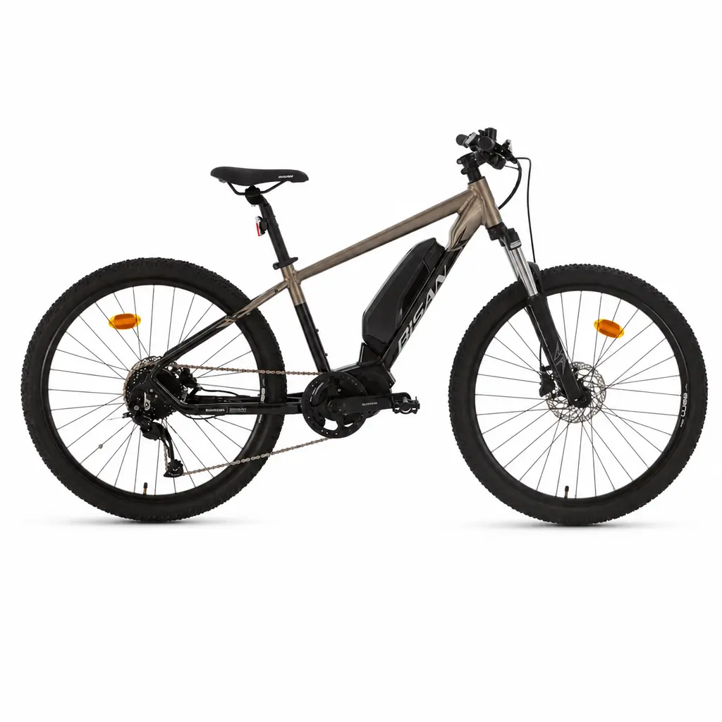 26 ARROW 8VİTES E-BIKE BİSAN BİSİKLET METALİK BEJ