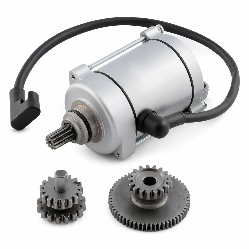 MARŞ MOTORU [DİŞLİLERİ İLE BİRLİKTE] 200cc CG