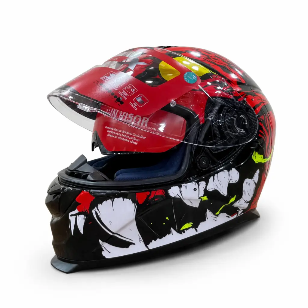 AXXIS KASK L BEDEN GLOS KARIŞIK RENK ÇENE KAPALI