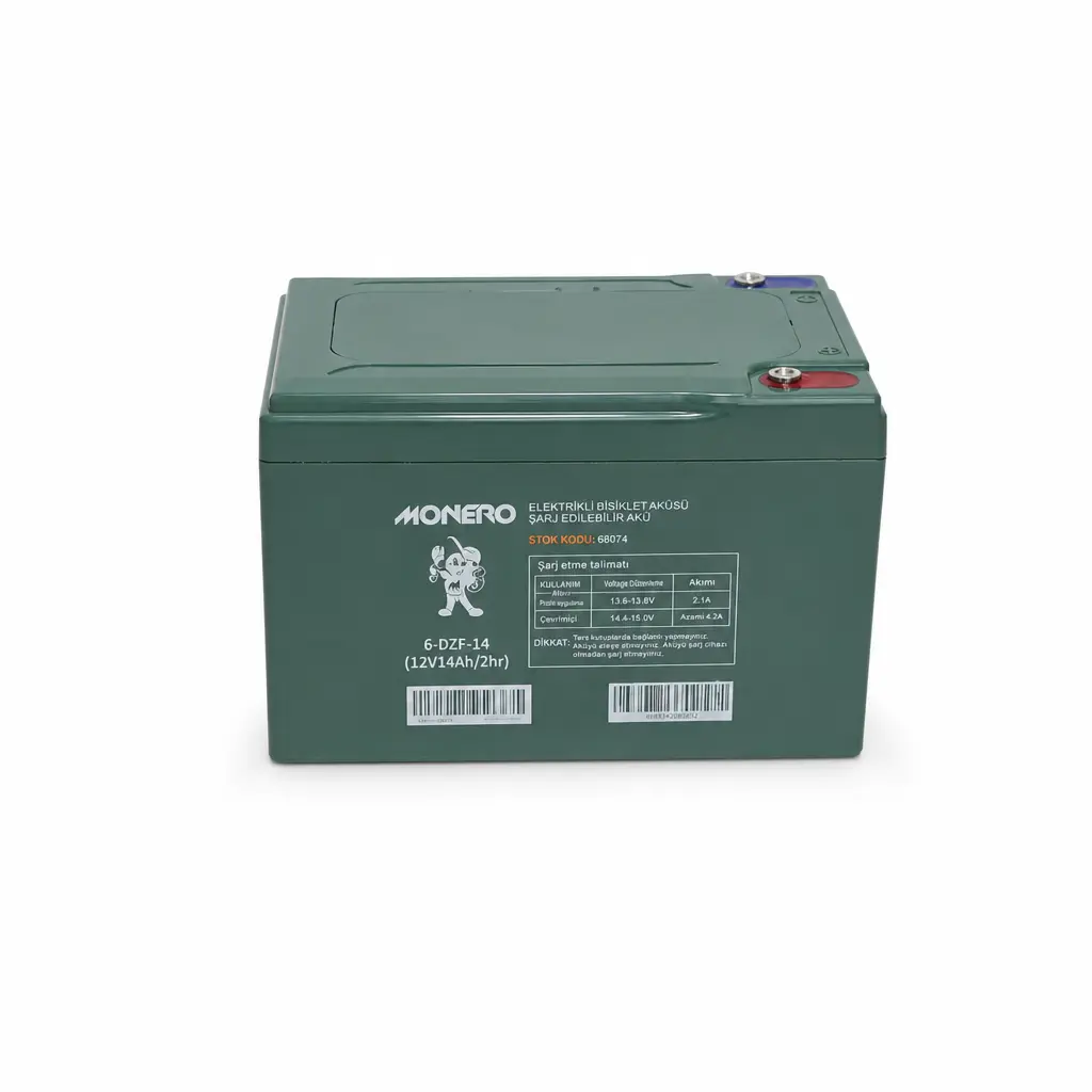 12V-14 AMPER [YATIK] [150*101*99 mm] E-BIKE AKÜ - MONERO