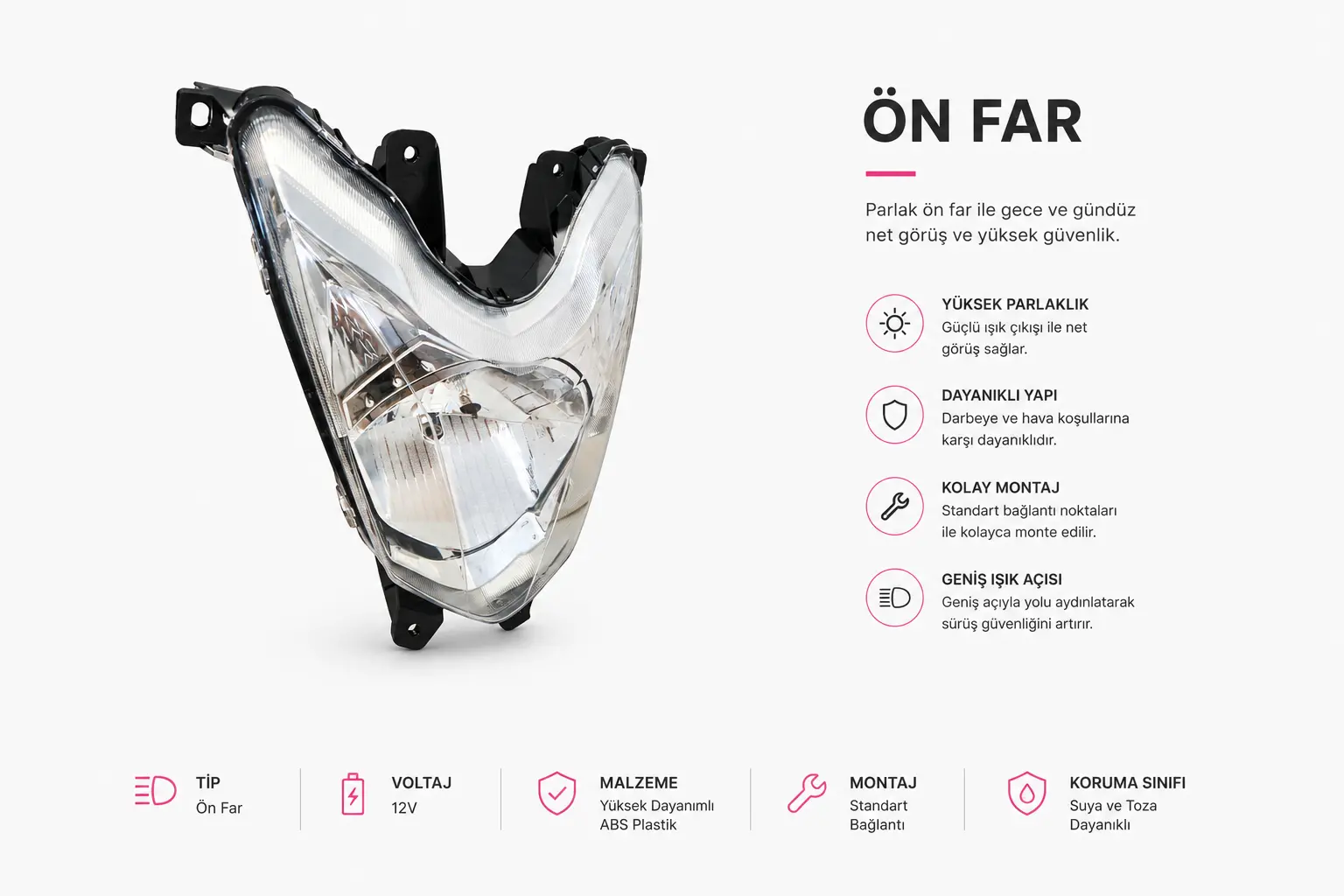 ÖN FAR KOMPLE ACTIVA S E-BELGELİ
