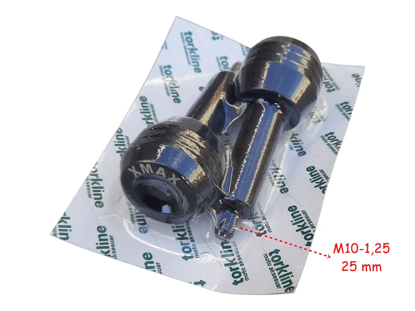 XMAX 250 EGZOZ KORUMA TAKOZU ALÜMİNYUM SİYAH 2 Lİ
