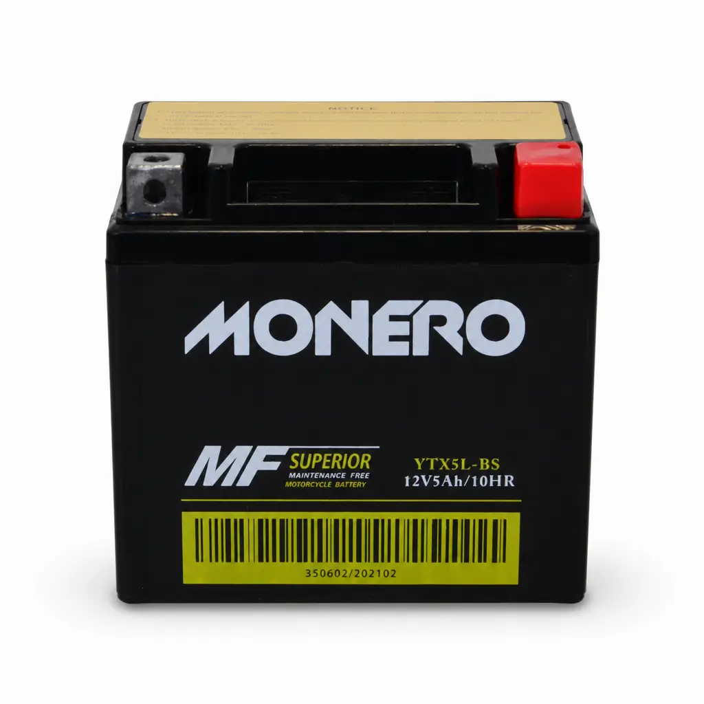 YTX5L - BS [DIO - BWS - HONDA TITAN][113*68*105] MONERO AKÜ