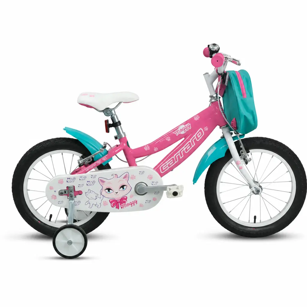 16 MOGGY VİTESİZ CARRARO PEMBE VE SİYAH
