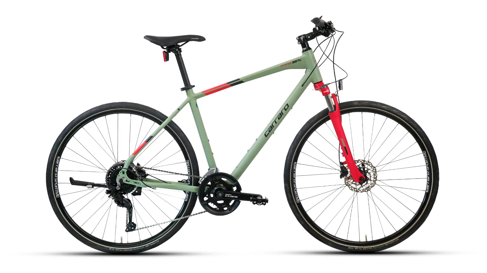 28 SPORTIVE 227C CARRARO 18VİTES HD FREN YEŞİL KIRMIZI