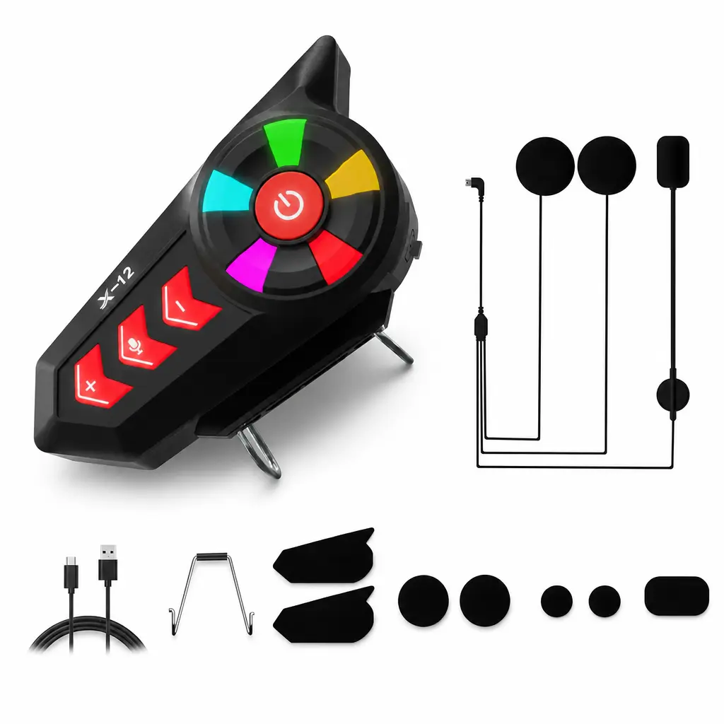 X12 KASK INTERCOM BLUETOOTH USB SET