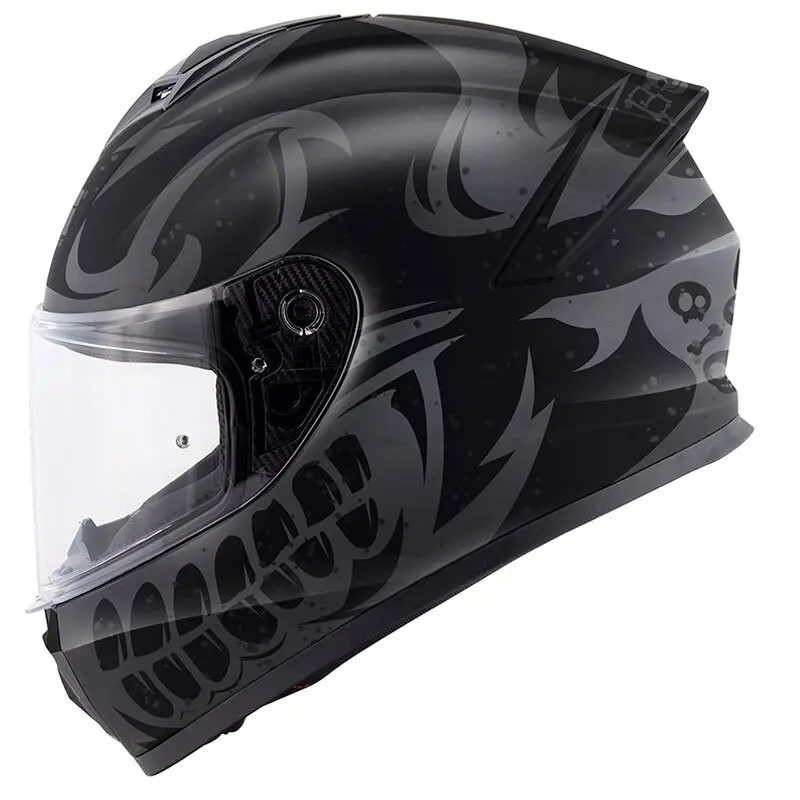 GIVI 50.X BONES XL MAT SİYAH-GRİ KASK LS2