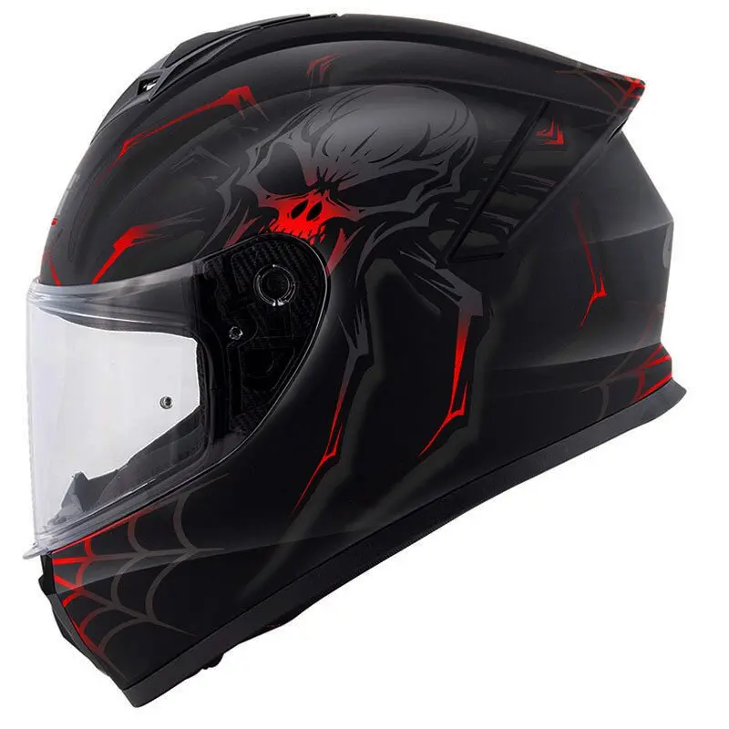 GIVI 50.X ARACHNO XL MAT SİYAH-KIRMIZI KASK LS2