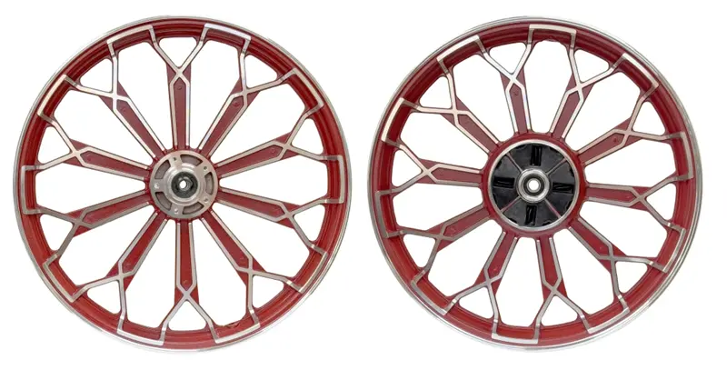 JANT ÖN-ARKA SET KIRMIZI 1.60X18-1.85X18 MODIFIYE CG - VOLTA RT3