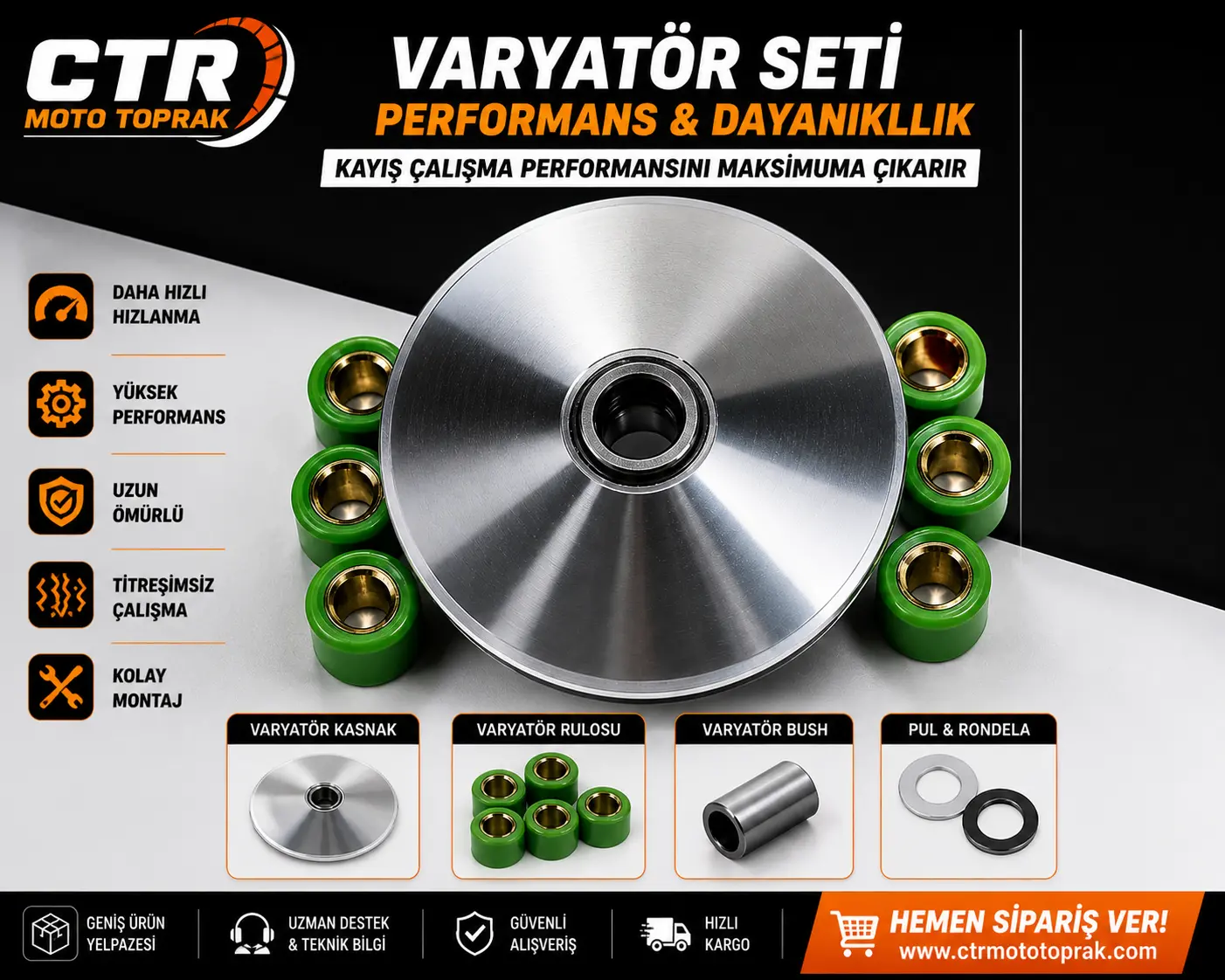 50 80 CC ÖN VARYETÖR PERFONMANS MODİFİYE