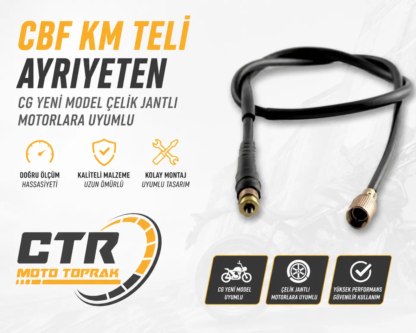 CG YENİ MODEL KİLOMETRE HALATI İNCE CBF