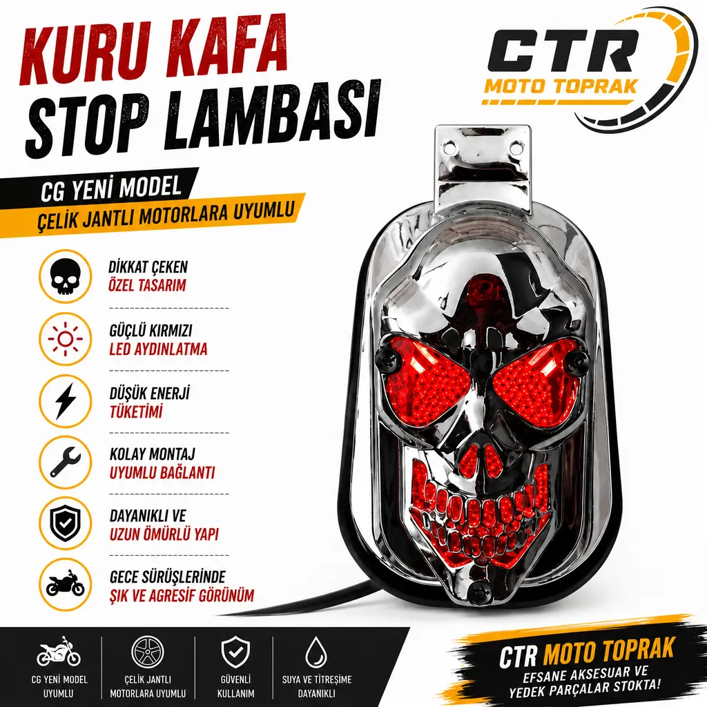 ARKA STOP MODİFİYE KURU KAFA