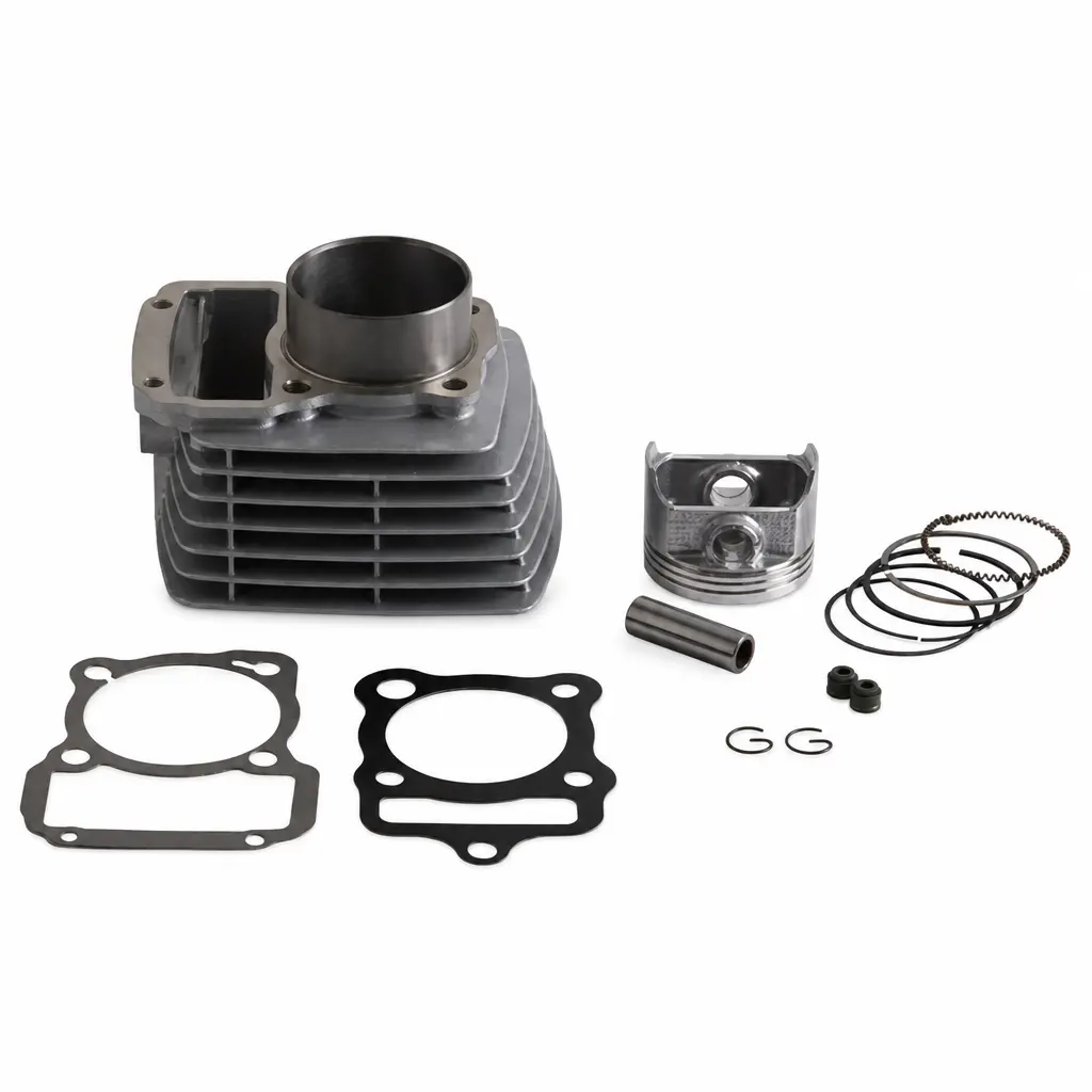 SİLİNDİR KOMPLE 15 PERNO [65,5 mm] [YÜK:76 mm] [YÜKSEK PETEK] 250cc CG