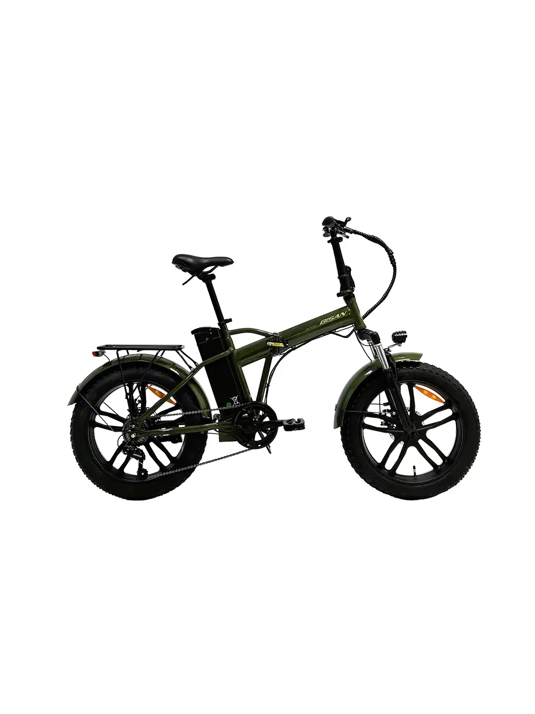 20 E-FOLDİNG F4 7VİTES DİSK FREN ELEKTİRKLİ KATLANIR YEŞİL