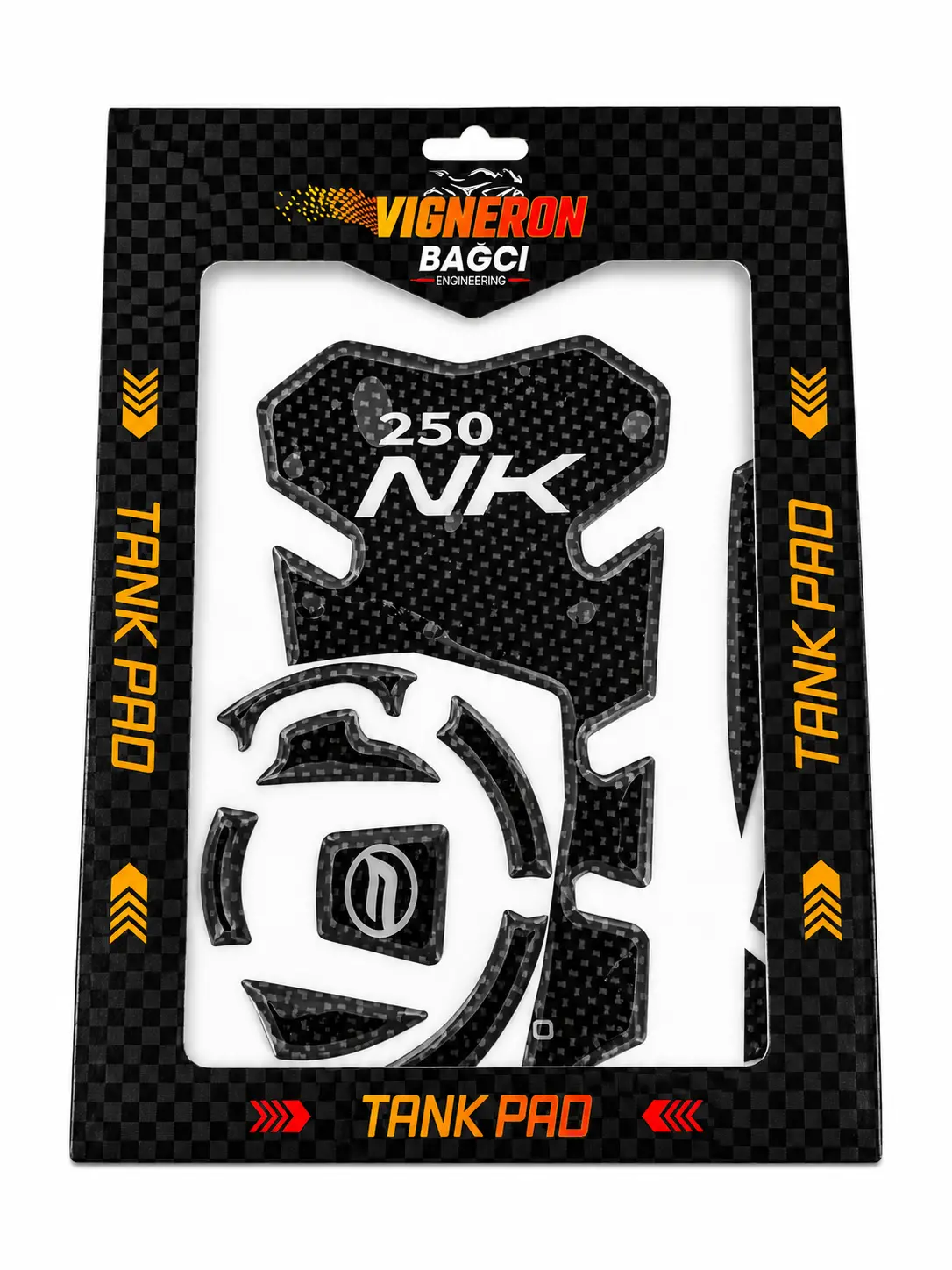 NK 250 TANK PAD ETİKET SİYAH