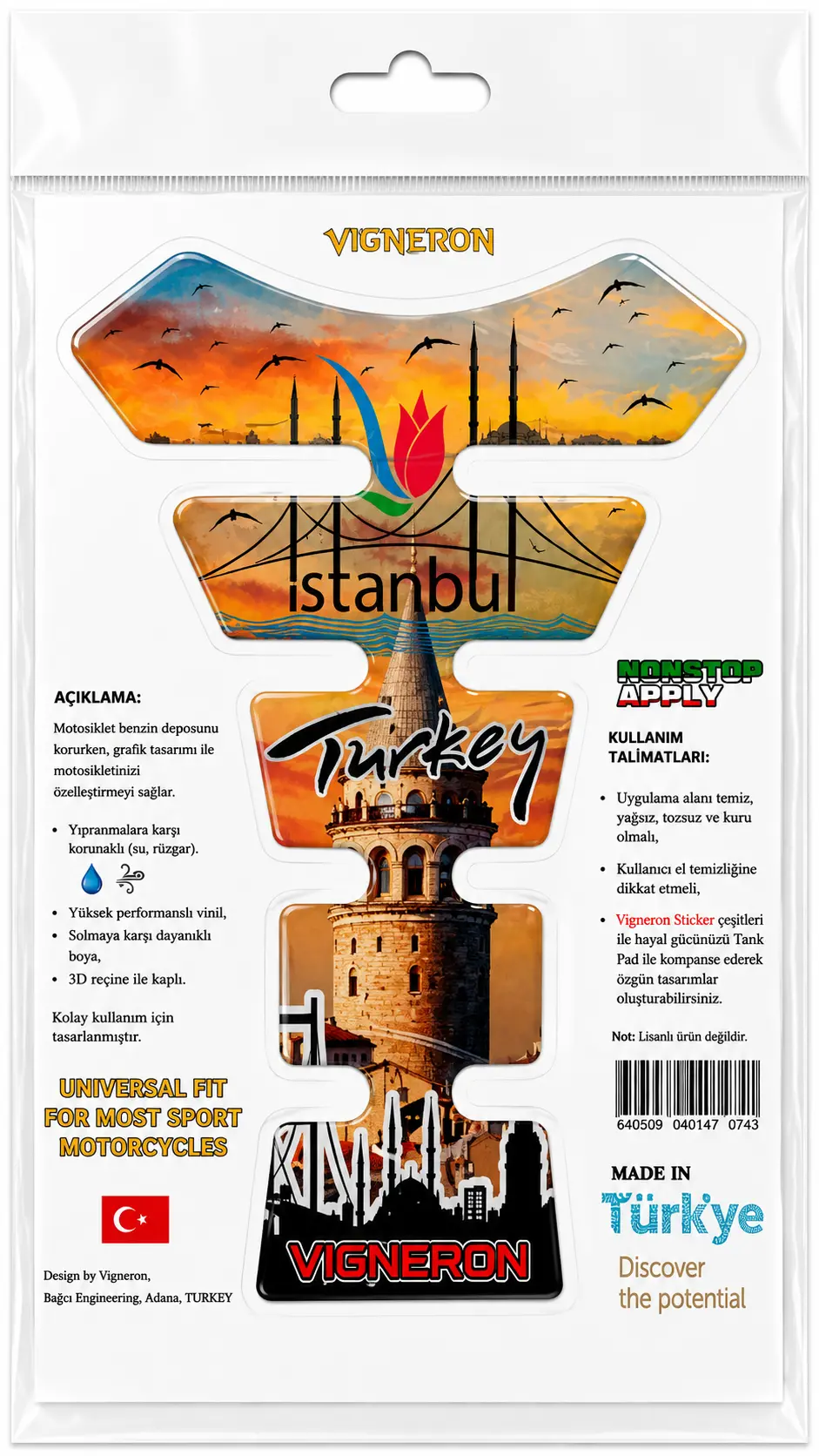İSTANBUL TANK PAD ETİKET