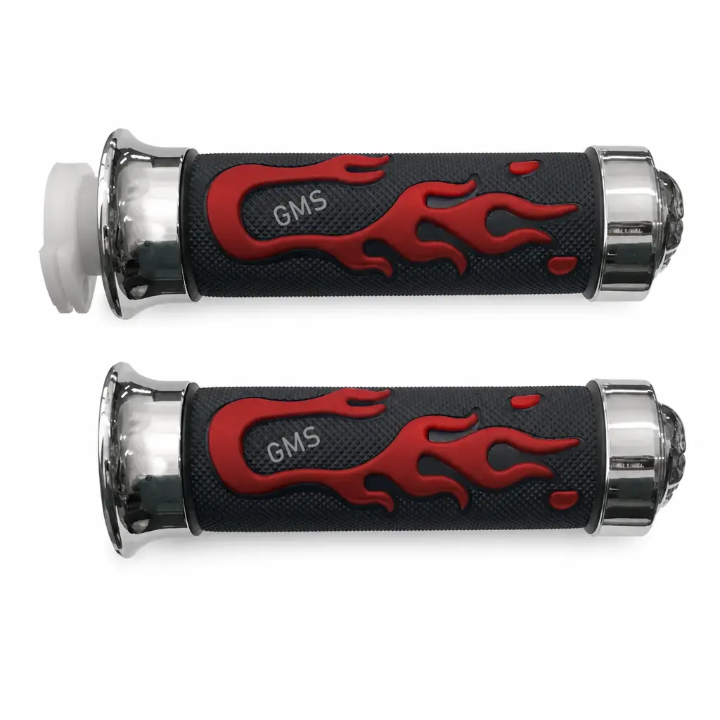 HARLEY ELCİK ALEV DESEN KIRMIZI