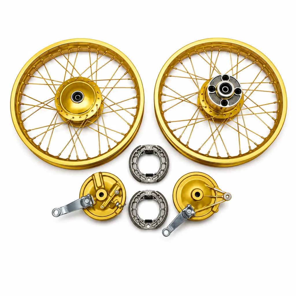GOLD ÖZEL CNC ALÜM. ÖN ARKA JANT KOMPLE TK 18- 36 TEL