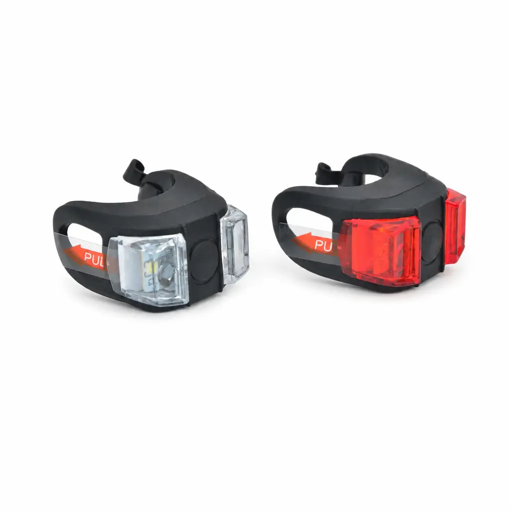 SİLİKONLU ÇAKAR FAR+STOP SETİ - LED'Lİ [PİL DAHİL] RCTS-762