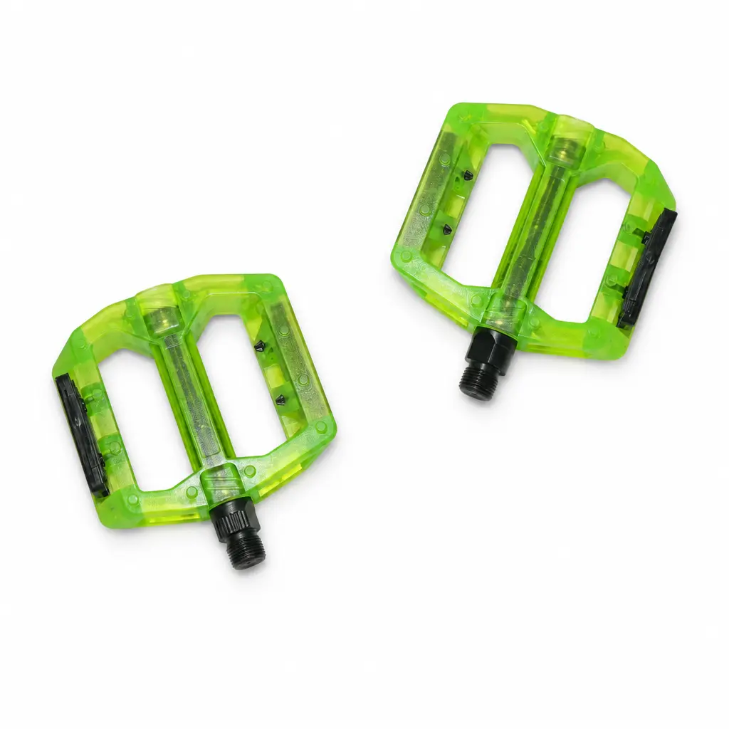 MTB PEDAL BİLYALI [ŞEFFAF] [110MM-100MM] - YEŞİL