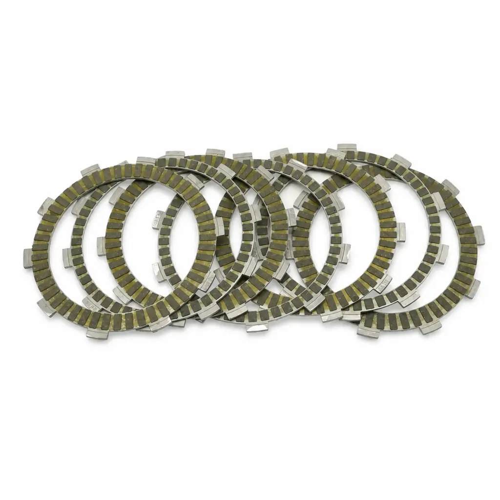 DEBRİYAJ BALATASI [7 BALATALI - 4 KALIN 3 İNCE][10 TIRNAKLI] [FCC] - CF MOTO SR 250