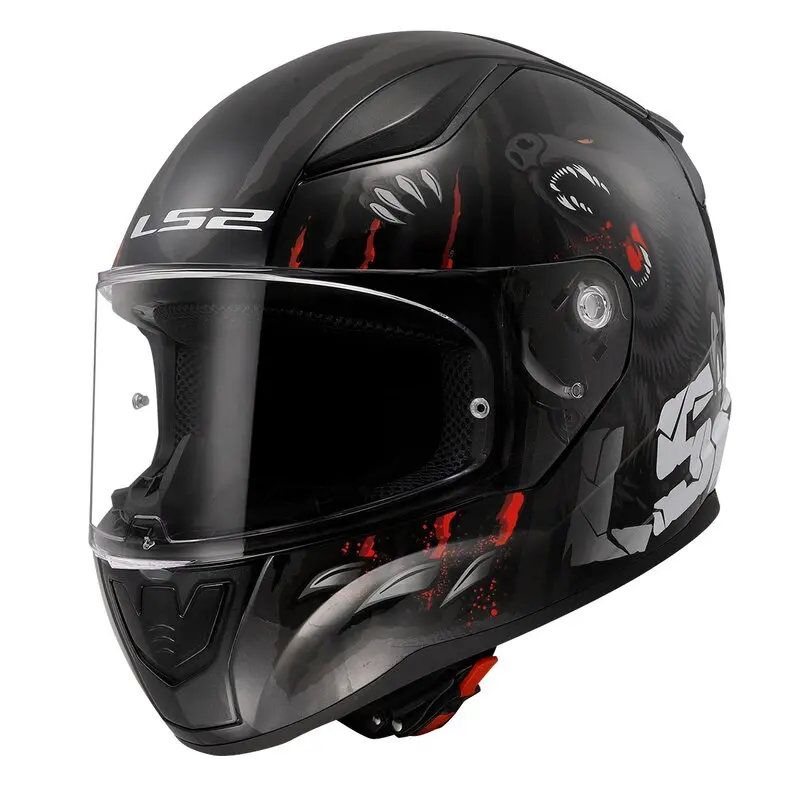 LS2 RAPID-2 XL BEDEN CLAWN MAT SİYAH-GRİ-KIRMIZI KASK