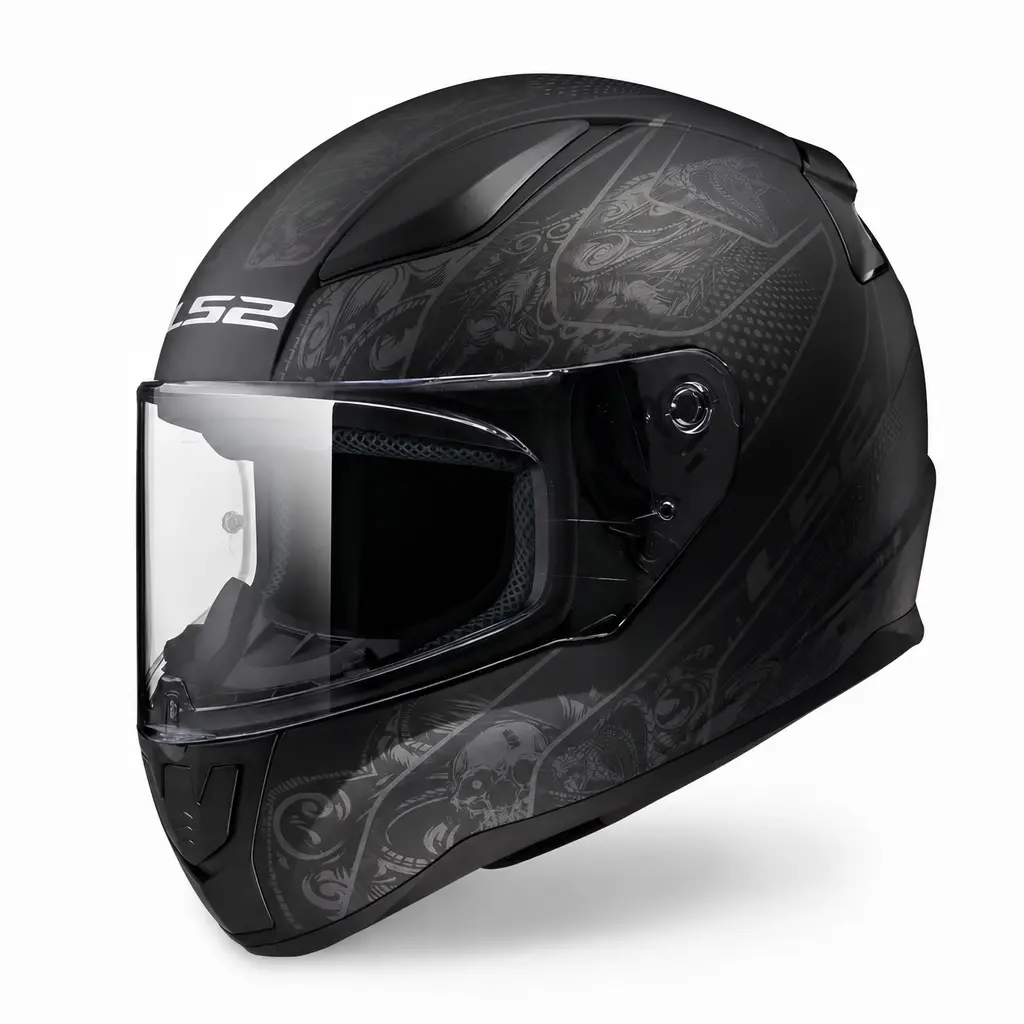 LS2 RAPID 2 XL BEDEN CRYPT MAT SİYAH KASK