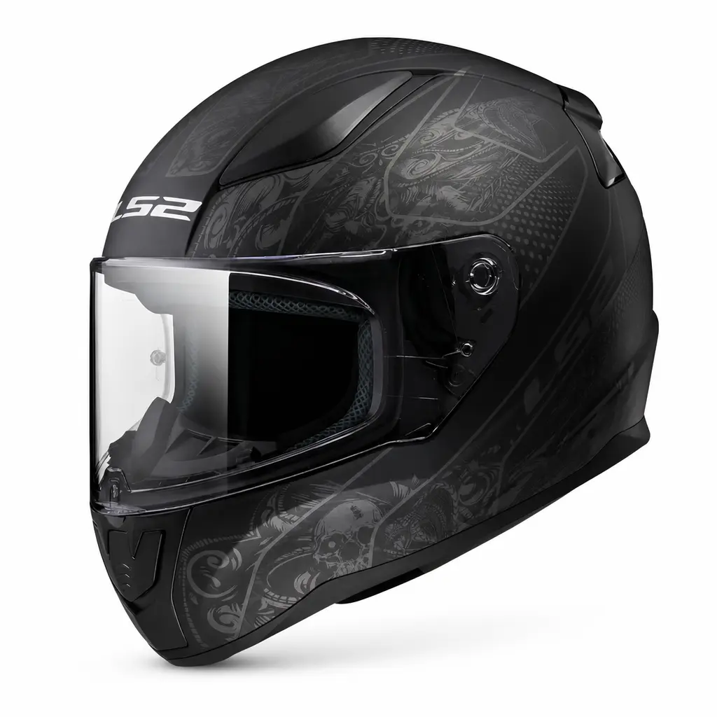 LS2 RAPID 2 L BEDEN CRYPT MAT SİYAH KASK