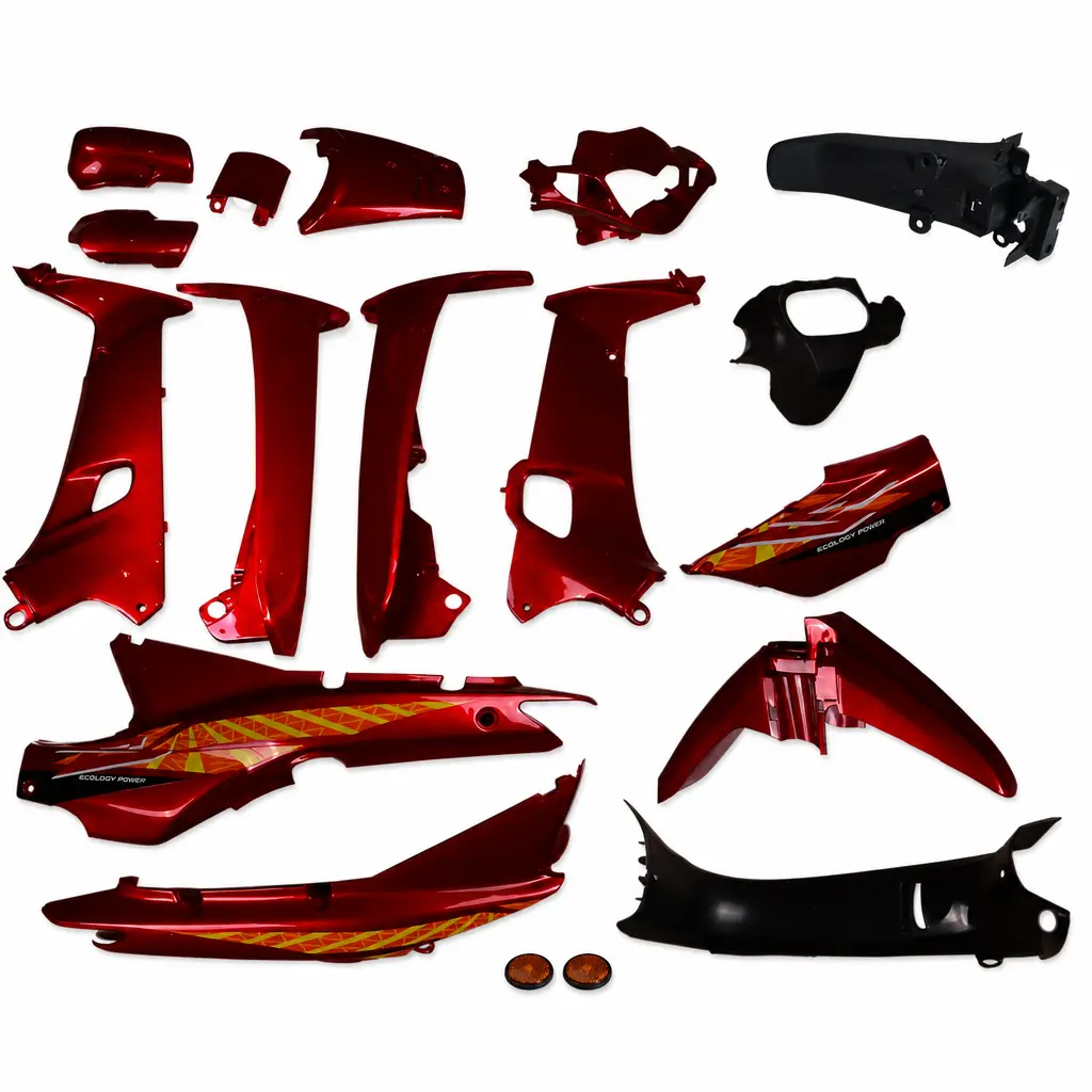 KAPORTA SET [KIRMIZI] [FAR+STOP+SİNYAL DAHİL] [KALIPSO - ÇELİK] CUB
