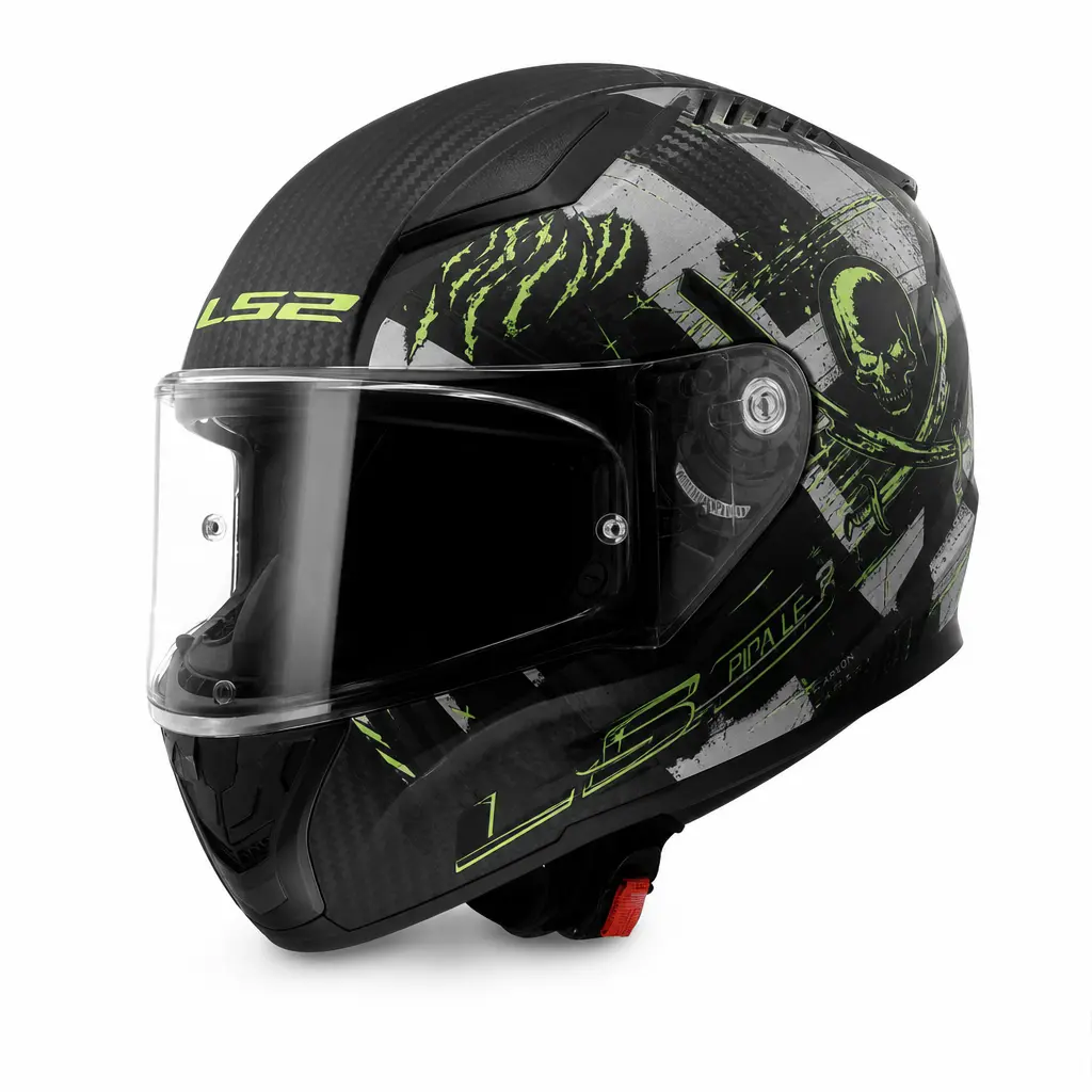 LS2 RAPID-2 L BEDEN PIRATES TITANIUM KASK