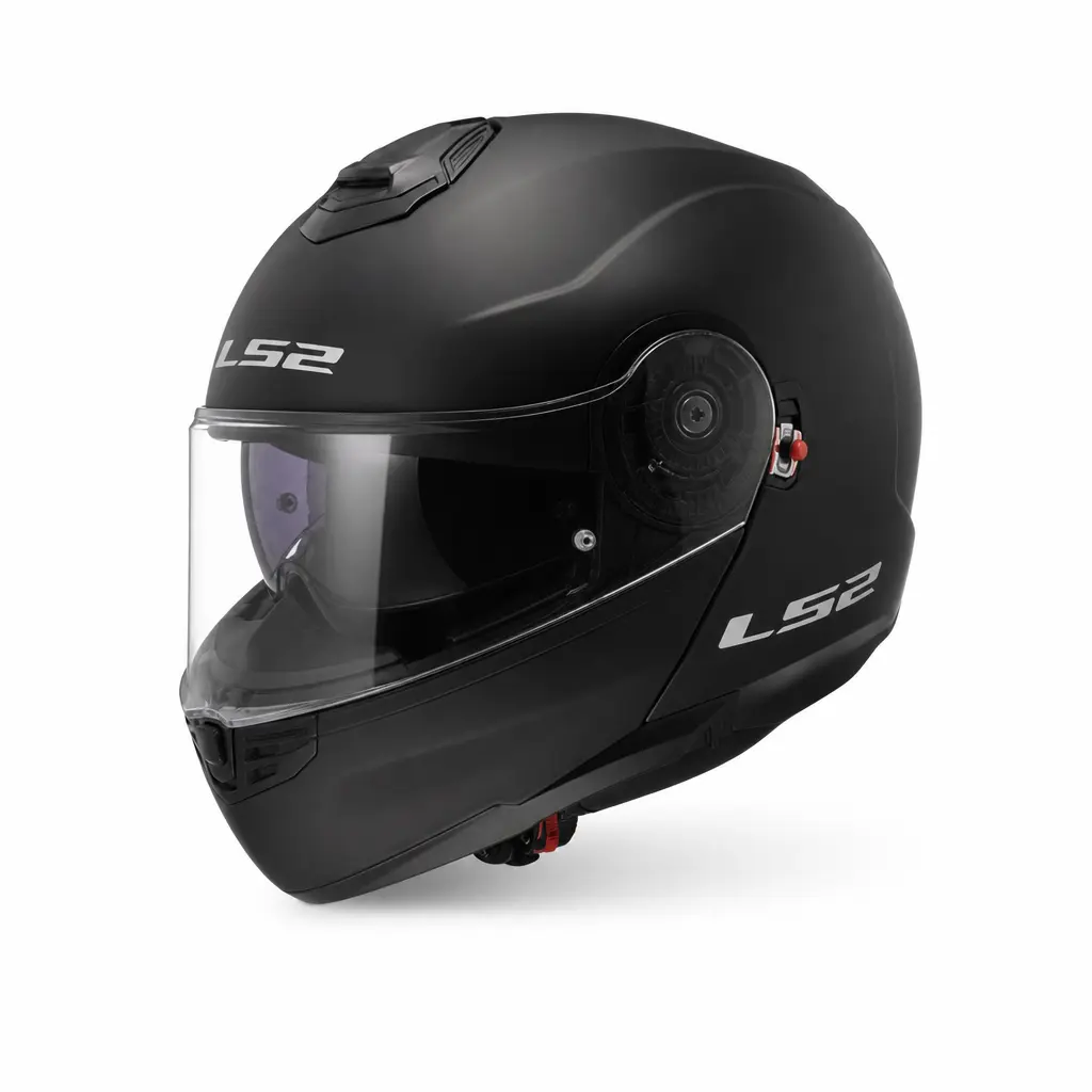 LS2 STROBE-2 M BEDEN MAT SİYAH KASK