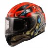 LS2 RAPID 2 XL BEDEN SPOX KIRMIZI-GRİ KASK