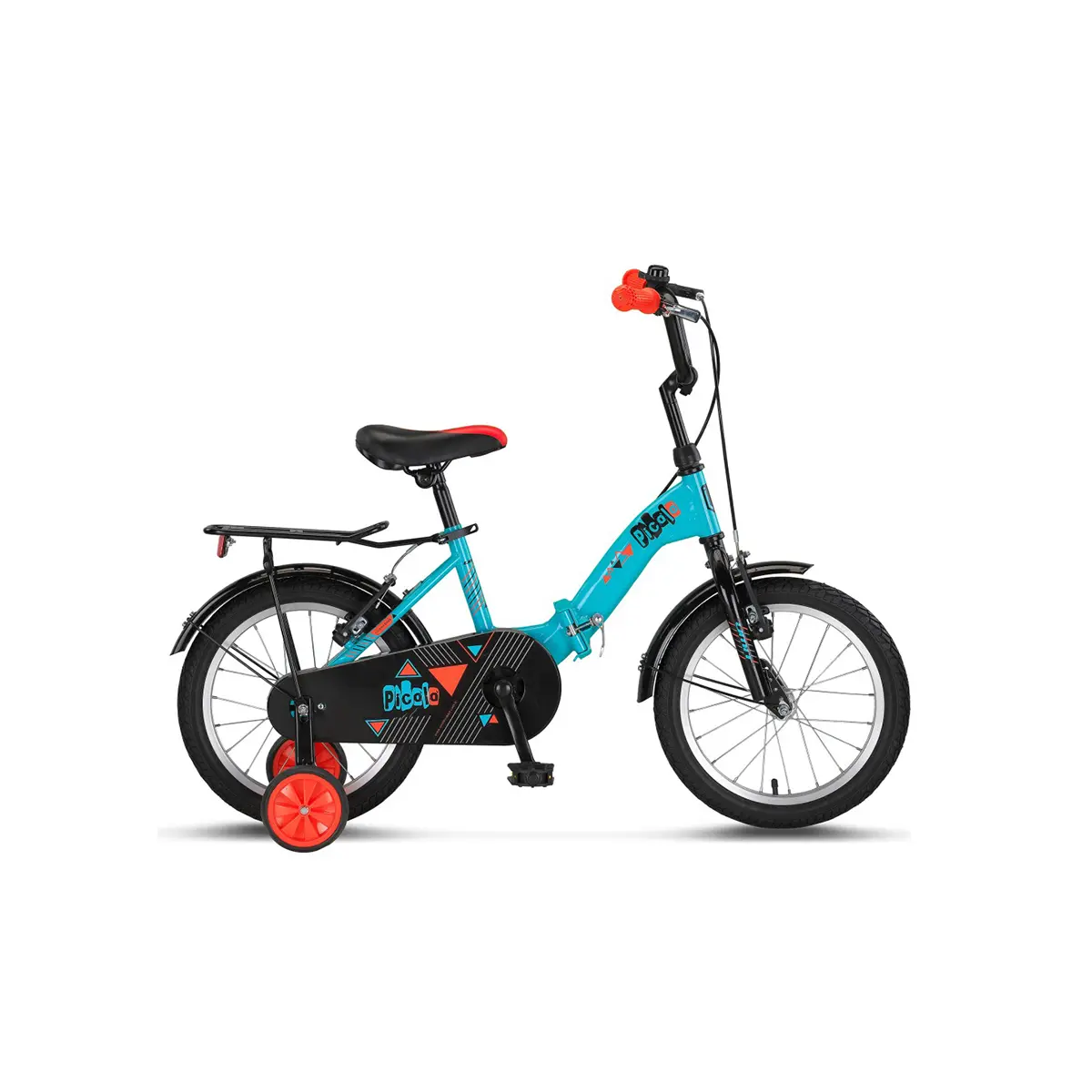 16 PICOLO ÜMİT VİTESİZ KATLANIR SİYAH TURKUAZ