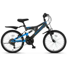 20 BLACKMOUNT18 VİTES V FREN ÇİFT AMORTİSÖR ÜMİT ANTRASTİK MAVİ