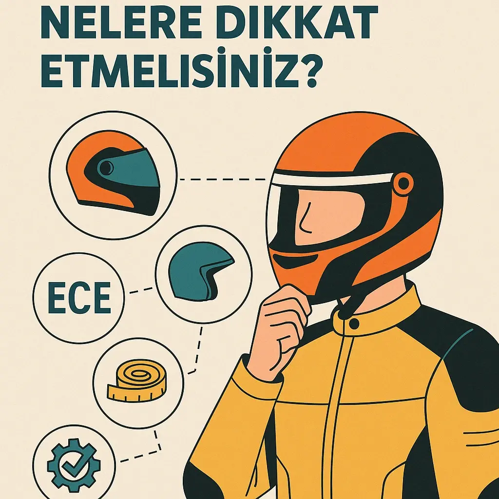 Motosiklet Kaskı Seçerken Nelere Dikkat Etmelisiniz?